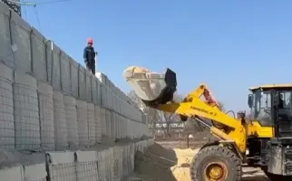 Стена из ГНТ на 4,2 метра
