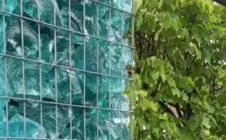 Колонны из сварных габионов