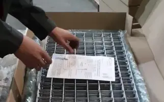 Упаковка сварных клумб