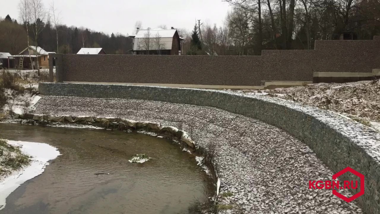 Берегоукрепление ГСИ и сварной забор в Ивановке