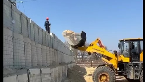 Стена из ГНТ на 4,2 метра