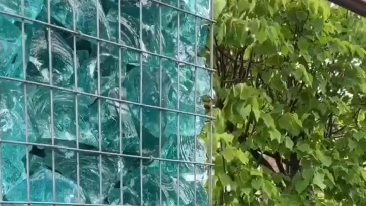 Колонны из сварных габионов